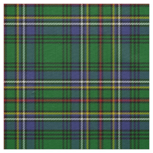 Scottish Clan Cockburn Tartan Plaid Fabric (Swatch)