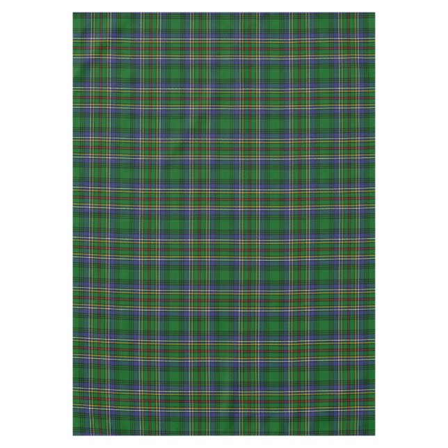 Scottish Clan Cockburn Tartan Plaid Tablecloth (Front)