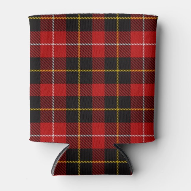 Scottish Clan Connel Tartan Plaid Can Cooler (Front)