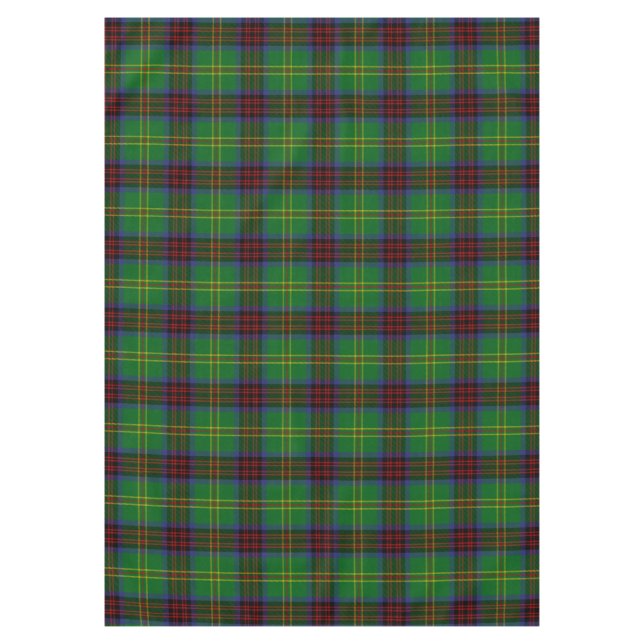 Scottish Clan Connolly Hunting Tartan Plaid Tablecloth (Front)