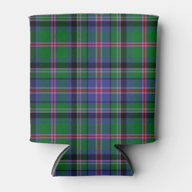 Scottish Clan Cooper Tartan Plaid Can Cooler (Front)