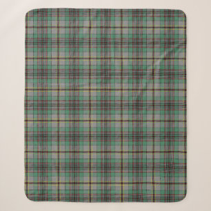 Scottish Clan Craig Tartan Plaid Sherpa Blanket
