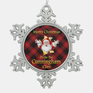 Scottish Clan Cunningham Christmas Ornament