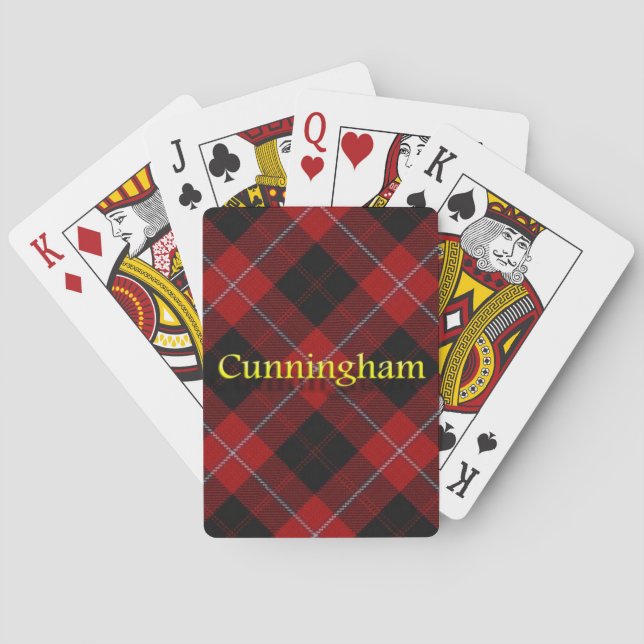 Scottish Clan Cunningham Playing Cards (Back)