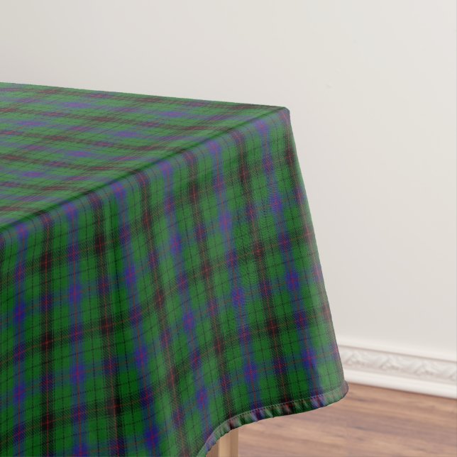 Scottish Clan Davidson Tartan Tablecloth (In Situ)