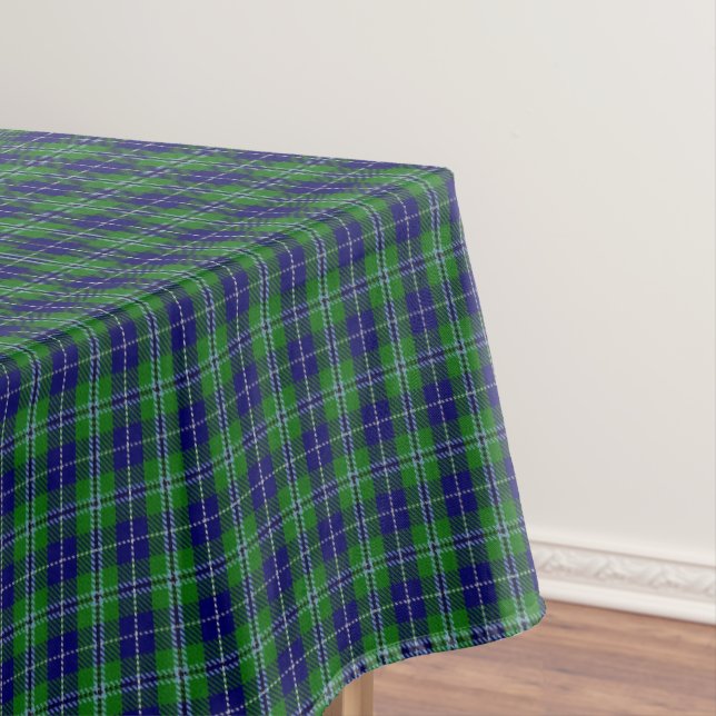 Scottish Clan Douglas Tartan Tablecloth (In Situ)