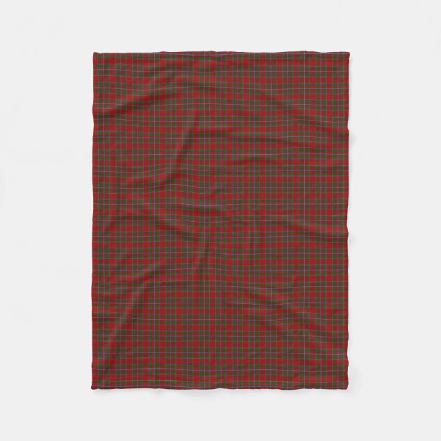 Scottish Clan Drummond Classic Tartan Fleece Blanket (Front)