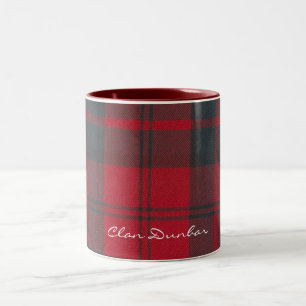 Scottish Clan Dunbar Tartan Designer Mugs