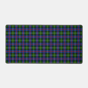 Scottish Clan Farquharson Tartan Plaid Desk Mat