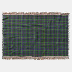 Scottish Clan Farquharson Tartan Throw Blanket