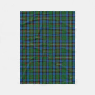 Scottish Clan Fergusson Ferguson Classic Tartan Fleece Blanket