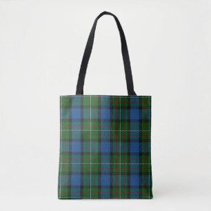 Scottish Clan Fergusson Ferguson Tartan Plaid Tote Bag