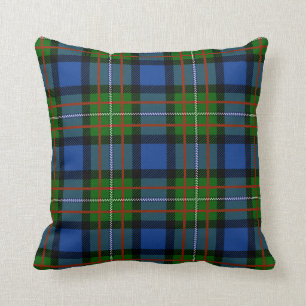 Scottish Clan Fergusson Tartan Plaid Cushion