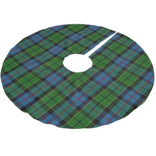 Scottish Clan Forsyth Forsythe Tartan Brushed Polyester Tree Skirt