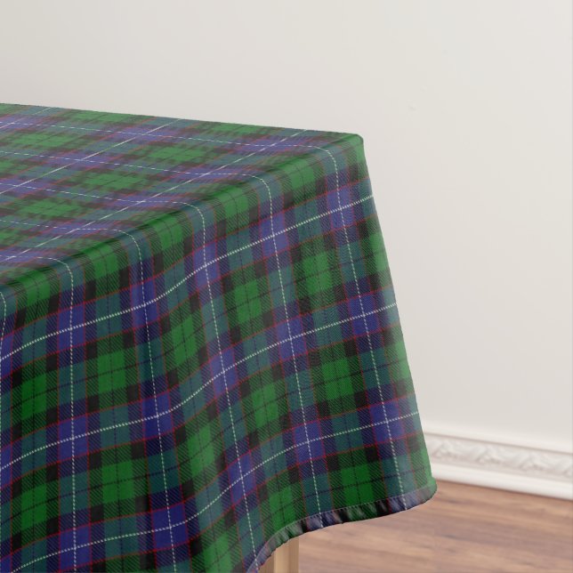 Scottish Clan Galbraith Tartan Tablecloth (In Situ)