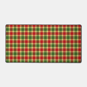 Scottish Clan Gibson Tartan Plaid Desk Mat