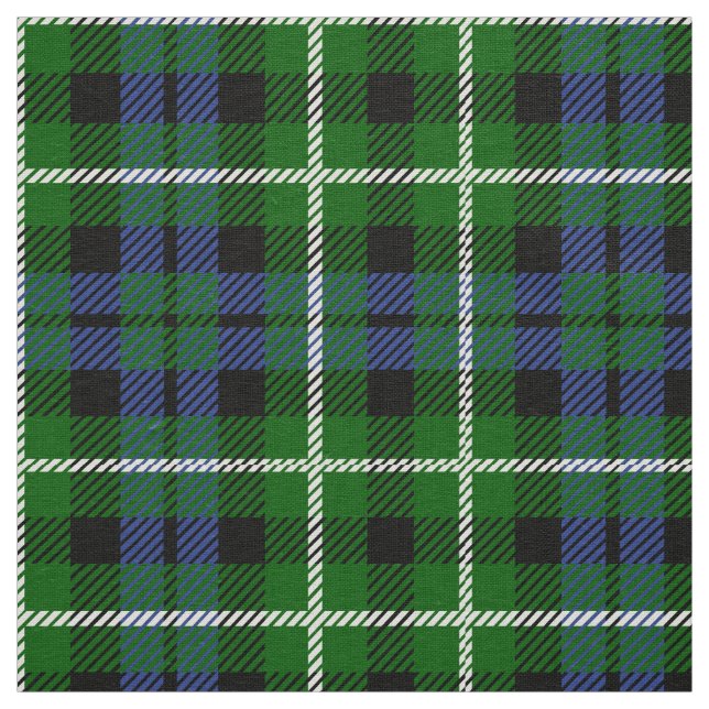 Scottish Clan Graham Tartan Plaid Fabric (Swatch)