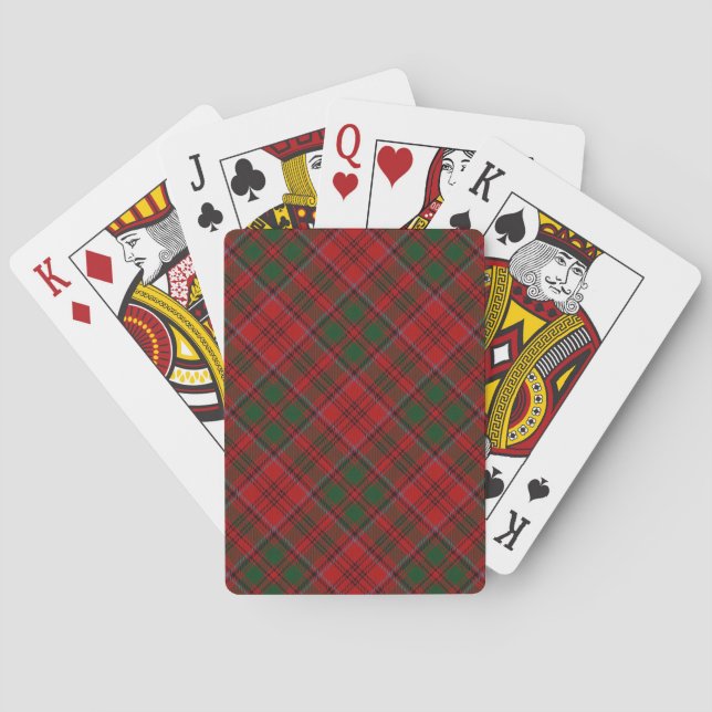 Scottish Clan Grant Tartan Deck Playing Cards (Back)