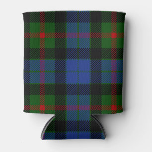 Scottish Clan Gunn Tartan Plaid Can Cooler