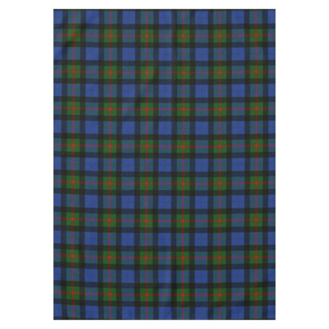 Scottish Clan Gunn Tartan Plaid Tablecloth (Front)