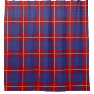 Scottish Clan Hamilton Tartan Plaid Shower Curtain
