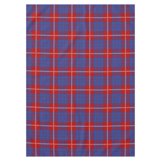 Scottish Clan Hamilton Tartan Plaid Tablecloth (Front)