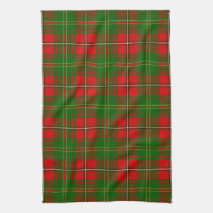 Scottish Clan Hay Tartan Plaid Tea Towel