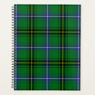 Scottish Clan Henderson Tartan Plaid Planner