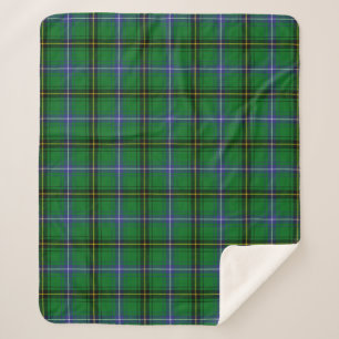 Scottish Clan Henderson Tartan Plaid Sherpa Blanket
