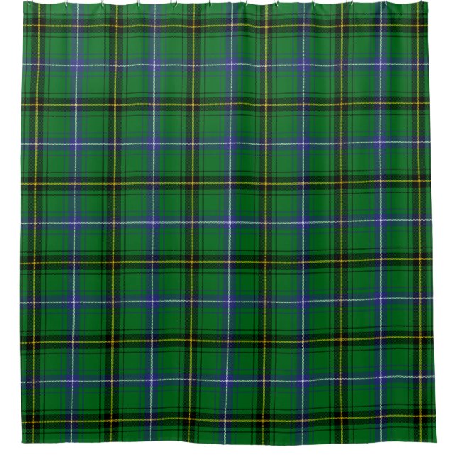 Scottish Clan Henderson Tartan Plaid Shower Curtain (Front)