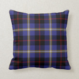 Scottish Clan Hill Tartan Plaid Cushion