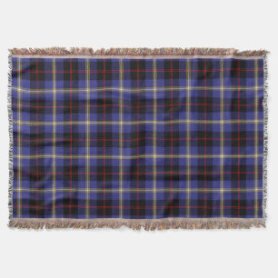 Scottish Clan Hill Tartan Plaid Throw Blanket