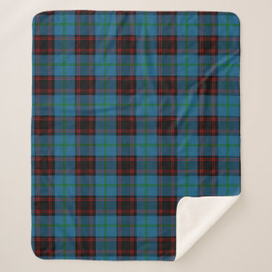 Scottish Clan Home Tartan Plaid Sherpa Blanket