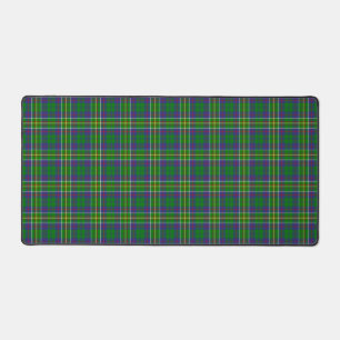 Scottish Clan Hunter Tartan Plaid Desk Mat