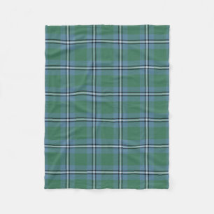 Scottish Clan Irvine of DrumTartan Plaid Fleece Blanket