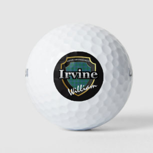 Scottish Clan Irvine Personalise Your Name Golf Balls