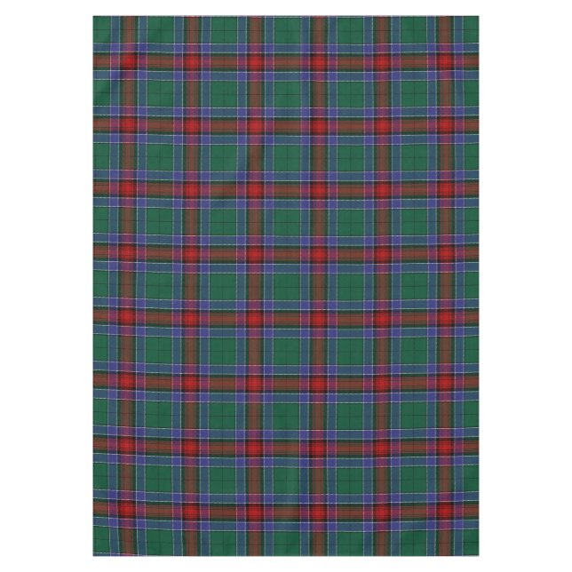 Scottish Clan Jardine Dress Tartan Plaid Tablecloth (Front)