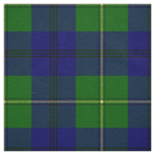 Scottish Clan Johnston Tartan Plaid Fabric