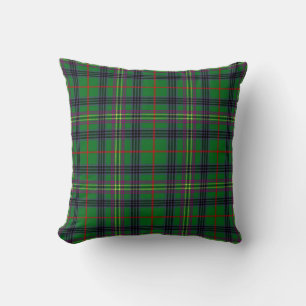Scottish Clan Kennedy Tartan Plaid Cushion