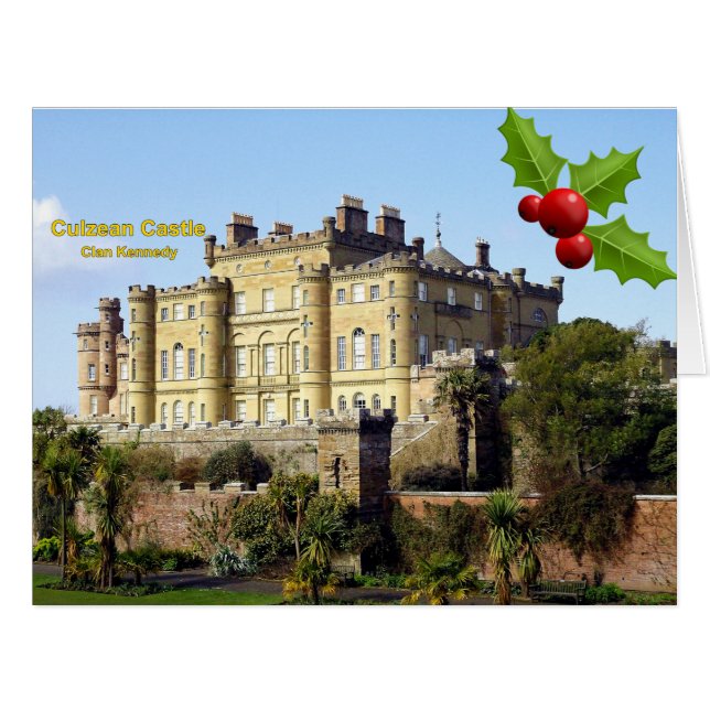 Scottish Clan Kennedy's Culzean Castle Christmas (Front Horizontal)