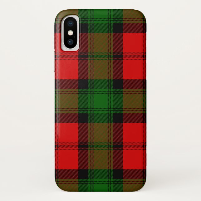 Scottish Clan Kerr Tartan Plaid Case-Mate iPhone Case (Back)
