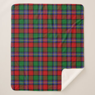Scottish Clan Kilgore Tartan Plaid Sherpa Blanket