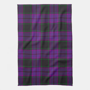 Scottish Clan Laird Tartan Plaid Tea Towel