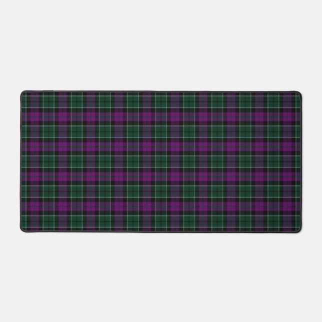Scottish Clan Lennie Tartan Plaid Desk Mat (Front)