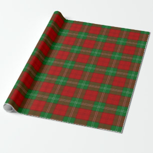 Scottish Clan Lennox Tartan Plaid Wrapping Paper
