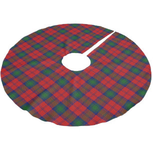 Scottish Clan Lindsay Lindsey Tartan Brushed Polyester Tree Skirt