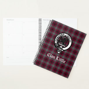 Scottish Clan Little Tartan Plaid Custom  Planner