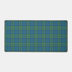Scottish Clan Lockhart Tartan Plaid Desk Mat
