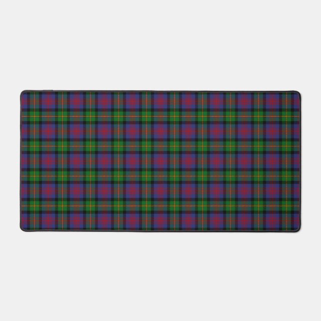 Scottish Clan Logan Tartan Plaid Desk Mat (Front)