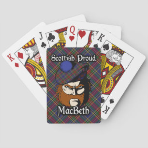 Scottish Clan MacBeth Tartan Deck Playing Cards